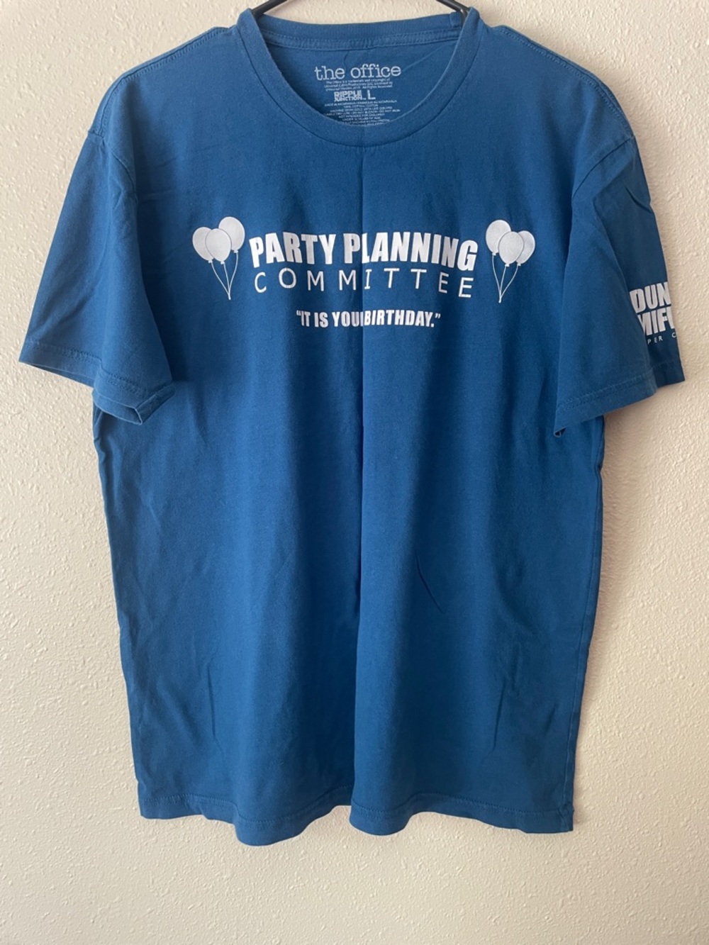 Ripple Junction Blue "Party Planning Committee" Short Sleeve Tee